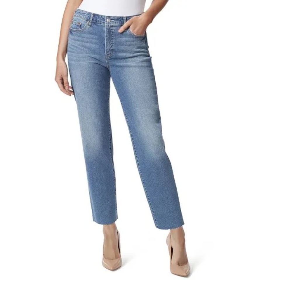 Jessica Simpson Spotlight high-rise slim straight jeans, new with tag size 25
